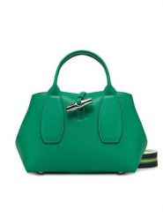 Longchamp Torebka 10095HCN Zielony. Zielone torebki do ręki damskie Longchamp, bez wzorów, ze skóry, bez dodatków. Za 2,129.00 zł.