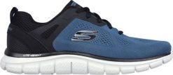 Skechers Buty męskie Skechers Track Broader niebieskie 232698 BLBK 40. Niebieskie buty sportowe męskie Skechers, bez zapięcia. Za 318.57 zł.