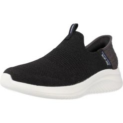 Buty SKECHERS SLIP-INS: SUMIT Czarny. Czarne obuwie sportowe damskie Skechers, bez wzorów, z tkaniny, trekkingowe, Skechers Sport. Za 339.99 zł.