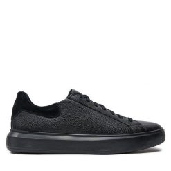 Sneakersy Geox. Niebieskie trampki i tenisówki chłopięce Geox, bez wzorów, bez zapięcia. Za 299.99 zł.