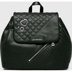 Love Moschino - Plecak. Czarne plecaki damskie Love Moschino, z materiału. Za 999.90 zł.