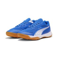 Halowe buty sportowe Solarflash III PUMA. Białe obuwie sportowe damskie Puma, bez wzorów. Za 299.00 zł.