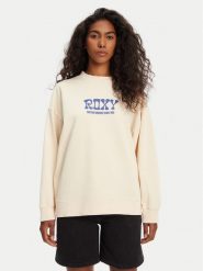 Roxy Bluza ERJFT04941 Beżowy Regular Fit. Brązowe bluzy damskie Roxy, xs, bez wzorów, z bawełny, bez kaptura. Za 159.99 zł.