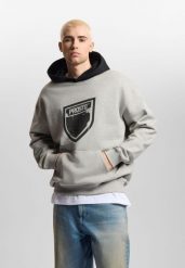 Bluza sportowa męska Prosto Splash Shield z kapturem. Szare bluzy męskie Prosto., m, bez wzorów, z kapturem. Za 235.99 zł.