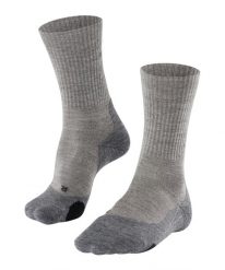 Skarpetki Falke TK2 Wool. Szare skarpety męskie Falke, bez wzorów, z poliamidu. Za 138.00 zł.
