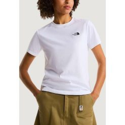 Koszulka crop top Kobieta W EVOLUTION SIMPLE DOME. Białe t-shirty damskie The North Face, bez wzorów, z bawełny, bez kołnierzyka. Za 157.55 zł.