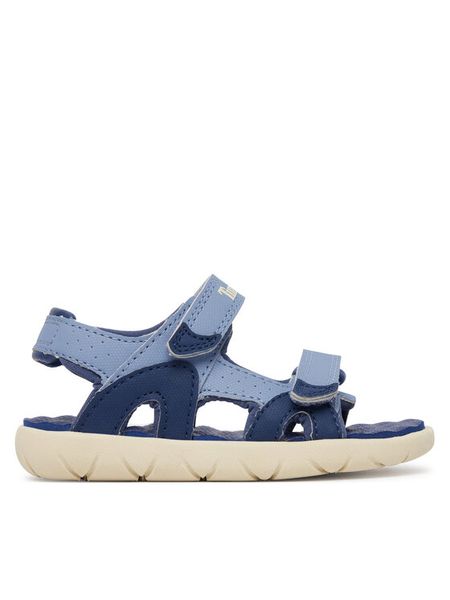 Timberland Sandały Perkins Row TB0A5M2DA7Y1 Niebieski. Niebieskie sandały chłopięce Timberland, bez zapięcia. Za 199.99 zł.
