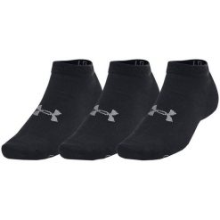 Skarpetki Unisex Dla Dorosłych Essential Low Cut (zestaw 3 Sztuk). Czarne skarpety męskie Under Armour, bez wzorów. Za 88.99 zł.