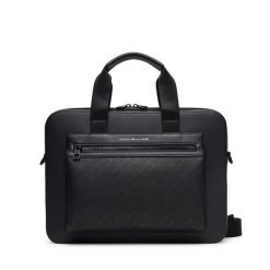 Torba na laptopa Tommy Hilfiger. Czarne torby na laptopa męskie Tommy Hilfiger, bez wzorów. Za 669.99 zł.