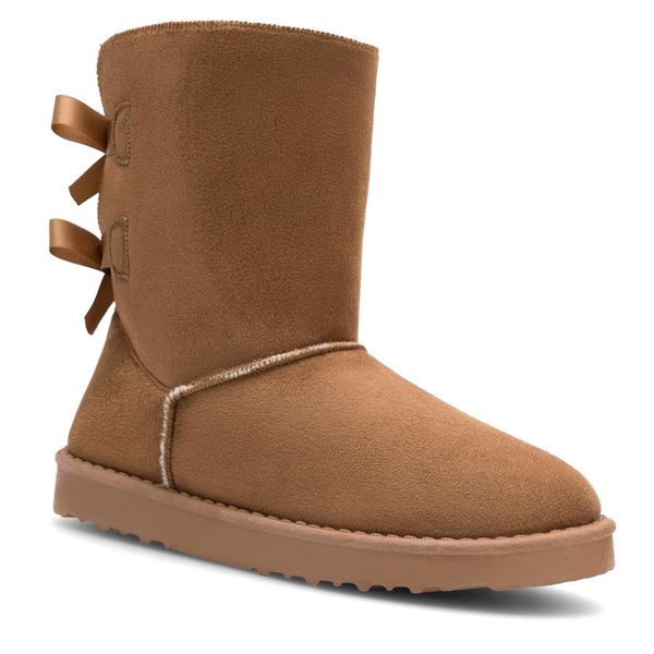 Śniegowce DeeZee. Brązowe kozaki damskie DeeZee. Za 97.99 zł.