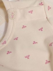 Body niemowlęce z długim rękawem Hummel Mini AOP. Białe body niemowlęce Hummel, bez wzorów, z bawełny, bez ramiączek. Za 117.00 zł.