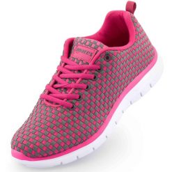 Różowe Sneakersy Damskie WMS Reel - Styl i Komfort. Czerwone obuwie sportowe damskie MARES, bez wzorów, z materiału, trekkingowe. Za 131.99 zł.