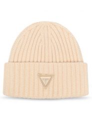 Guess Czapka AW5623 VIS01 Beżowy jasny. Brązowe czapki i kapelusze damskie Guess, na zimę, z aplikacjami, z wiskozy. Za 154.99 zł.
