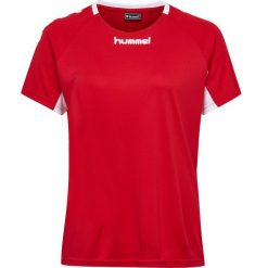 Koszulka sportowa z krótkim rękawem damska Hummel Core Team Jersey Woman S/S. Czerwone koszulki sportowe damskie Hummel, s, bez wzorów, z jersey, bez kołnierzyka, bez ramiączek, do piłki nożnej. Za 37.00 zł.