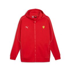 Bluza Sportowa Męska Puma Ferrari Race. Czerwone bluzy męskie Puma, m, bez wzorów, bez kaptura. Za 329.99 zł.