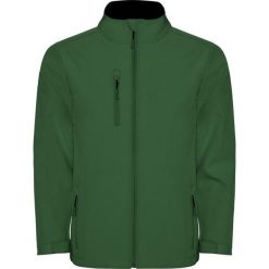 Męska Kurtka Soft Shell Nebraska. Zielone kurtki sportowe męskie ROLY, l, bez wzorów, trekkingowe. Za 139.99 zł.