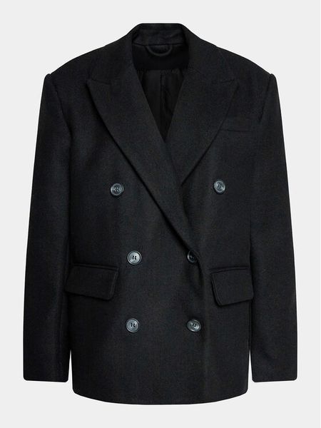 Gina Tricot Marynarka 20556 Czarny Regular Fit. Czarne żakiety damskie Gina Tricot, xl, bez wzorów, z syntetyku. Za 379.99 zł.