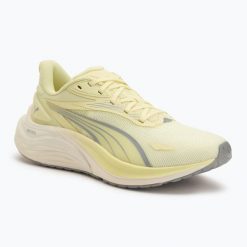 Buty do biegania damskie PUMA Electrify Nitro 4. Żółte obuwie sportowe damskie Puma, bez wzorów, do biegania. Za 369.99 zł.