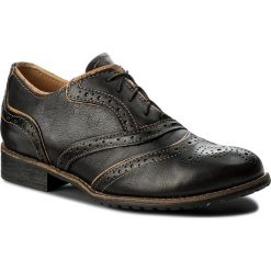 Oxfordy SERGIO BARDI - Bivona SS127334218RB 101. Czarne półbuty damskie Sergio Bardi, ze skóry. W wyprzedaży za 209.00 zł.