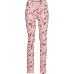 Spodnie drukowane ze stretchem bonprix stary jasnoróżowy z nadrukiem. Spodnie materiałowe damskie marki DOMYOS. Za 49.99 zł.