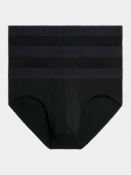 Calvin Klein Underwear Komplet 3 par slipów 000NB3650A Czarny. Czarne slipki męskie Calvin Klein Underwear, m, bez wzorów, z lyocellu. Za 299.99 zł.