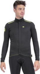 Kurtka rowerowa męska Alé K-Tornado 2.0. Czarne kurtki męskie ALÉ CYCLING, na zimę, m, bez wzorów, z elastanu, klasyczne, bez kaptura. Za 420.00 zł.