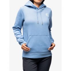 Bluza z kapturem damska Carhartt Logo Sleeve Graphic Sweatshirt. Czarne bluzy damskie Carhartt, m, bez wzorów, z kapturem. Za 277.99 zł.