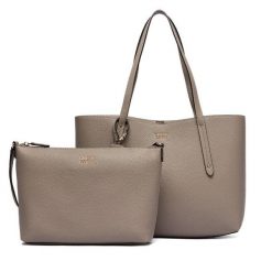 Torebka Guess. Brązowe torebki do ręki damskie Guess, z aplikacjami, klasyczne, bez dodatków. Za 639.99 zł.