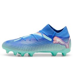 Buty Piłkarskie Puma Future 7 Pro Fg/Ag Dorosłych. Niebieskie buty sportowe męskie Puma, bez zapięcia, do piłki nożnej. W wyprzedaży za 420.30 zł.