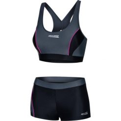 Dwuczęściowy strój pływacki damski Aqua Speed Fiona. Czarne bikini damskie Aqua-Speed, bez wzorów. Za 149.99 zł.