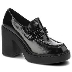 Czarne Półbuty Lemar Wygodne Skórzane Buty. Czarne półbuty damskie Lemar, na wiosnę, z aplikacjami, ze skóry, eleganckie, bez obcasa, na obcasie, bez zapięcia. Za 279.00 zł.