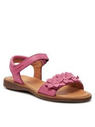 Froddo Sandały Lore Flowers G3150251-17 S Różowy. Czerwone sandały dziewczęce Froddo, ze skóry, bez zapięcia. Za 229.99 zł.