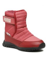 Puma Śniegowce Nieve WTR AC PS 380745 04 Brązowy. Brązowe buty zimowe dziewczęce Puma, ze skóry, bez zapięcia. Za 239.00 zł.