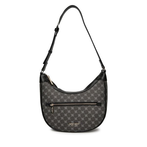 Torebka Nine West. Czarne torebki do ręki damskie Nine West, bez wzorów, klasyczne, bez dodatków. Za 189.99 zł.