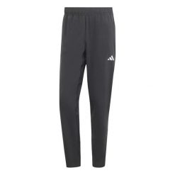 Spodnie dresowe tkane adidas Train Essentials. Białe spodnie sportowe męskie Adidas, xl, bez wzorów, z dresówki, na fitness i siłownię. Za 217.10 zł.