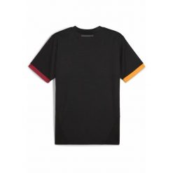 Męska koszulka Galatasaray SK Special PUMA Black Intense Orange Red Rhythm. Brązowe koszulki sportowe męskie Puma, m, z aplikacjami, prążkowane, bez kołnierzyka, bez ramiączek, do piłki nożnej. Za 449.00 zł.