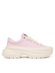 Converse Trampki Run Star Crush Lace A24218C Różowy jasny. Czerwone trampki i tenisówki damskie Converse, bez wzorów, z materiału, retro, bez zapięcia. Za 539.99 zł.