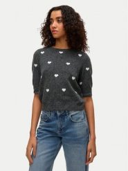 Vero Moda Sweter Doffy 10330793 Szary Regular Fit. Szare swetry damskie Vero Moda, m, bez wzorów, z syntetyku, bez kołnierzyka, bez ramiączek, bez kaptura. Za 119.99 zł.