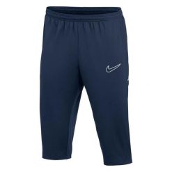 Męskie Spodenki 3/4 Z Dzianiny DriFIT Academy. Białe szorty męskie Nike, m, bez wzorów, z dzianiny, klasyczne. Za 156.65 zł.