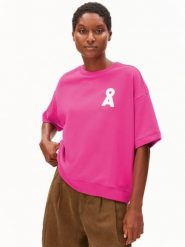 ARMEDANGELS Bluza - Bamikaa Kobiety Bawełna (100%) wyrazisty róż, S. Czerwone bluzy damskie ARMEDANGELS, s, bez wzorów, z bawełny, bez kaptura. Za 299.95 zł.