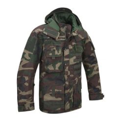Kurtka męska Brandit Performance Woodland. Brązowe kurtki męskie Brandit, m, bez wzorów, z materiału, bez kaptura. Za 570.55 zł.