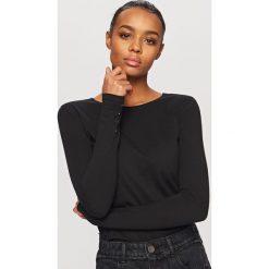 Koszulka z bawełny organicznej - Czarny. Czarne t-shirty damskie Reserved, z bawełny. Za 24.99 zł.