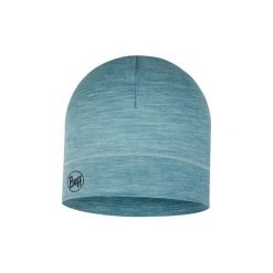 Czapka termoaktywna Buff Lightweight Merino Beanie - solid pool. Żółte czapki i kapelusze damskie Buff, na zimę, bez wzorów, sportowe. Za 126.99 zł.