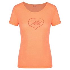 Damska koszulka outdoorowa Kilpi GAROVE-W. Brązowe t-shirty damskie Kilpi, s, bez wzorów, sportowe, bez kołnierzyka. Za 91.56 zł.