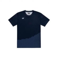 Koszulka do tenisa męska Yonex CT168636472. Niebieskie koszulki sportowe męskie YONEX, l, bez wzorów, z materiału, bez kołnierzyka, bez ramiączek, tenisowe. Za 149.99 zł.