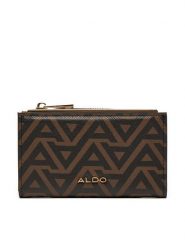 Aldo Portfel Mereclya 13824420 Brązowy. Brązowe portfele damskie Aldo, bez wzorów, ze skóry. Za 109.99 zł.