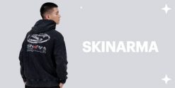 Skinarma bluza Vulcan L czarny/black. Czarne bluzy męskie SKINARMA, l, bez wzorów, bez kaptura. Za 370.41 zł.