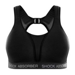 Stanik do biegania Shock Absorber Ultimate Run Padded. Czarne biustonosze Shock Absorber, bez wzorów. Za 139.99 zł.