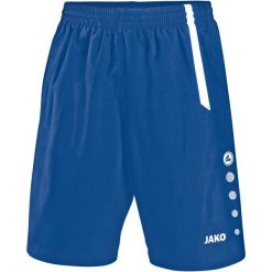 Szorty Jako Turin. Białe krótkie spodenki sportowe męskie Jako, xl, bez wzorów, z poliesteru, na fitness i siłownię. Za 112.00 zł.