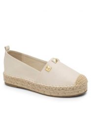 DeeZee Espadryle HYPNOTICO WSS990-203 Beżowy. Brązowe espadryle damskie DeeZee, bez wzorów, z materiału, bez obcasa, bez zapięcia. Za 59.99 zł.